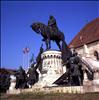 Cluj Napoca - statuia lui Matei Corvin